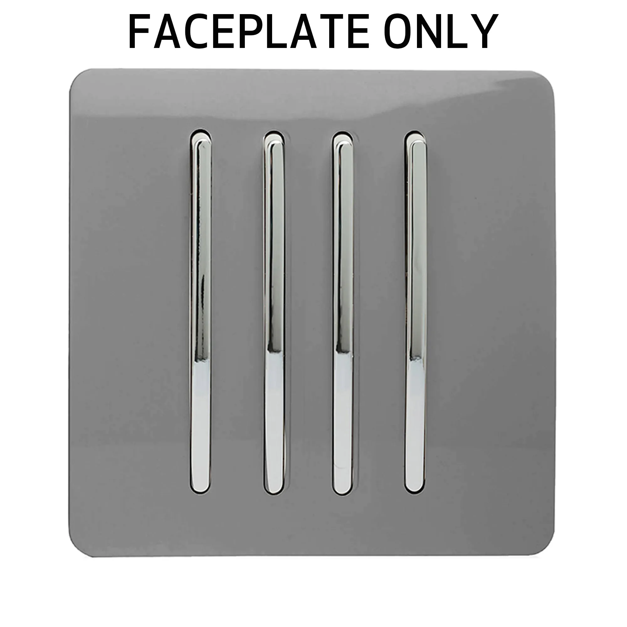 Light Grey Spare Plate Wiring Accessories Trendi Decorative Screwless